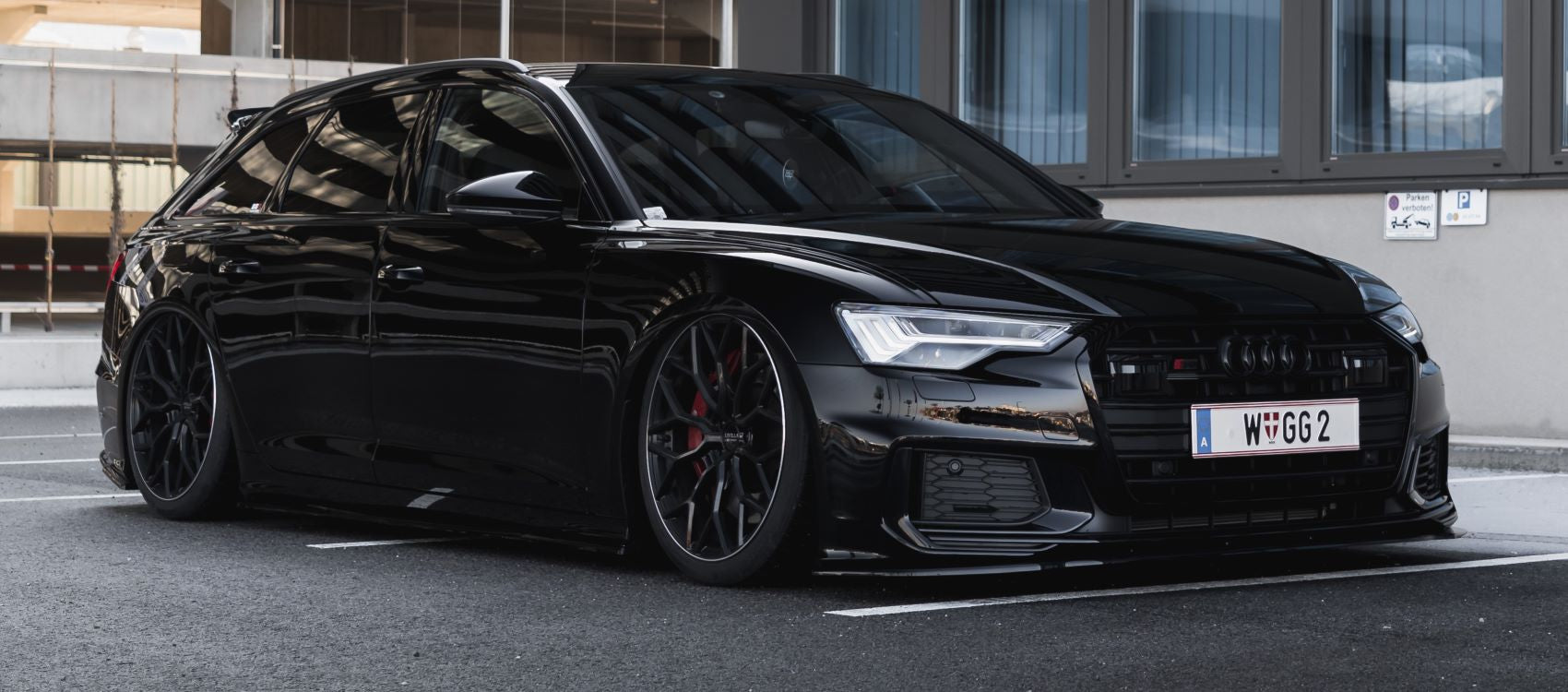 Maxton Kit Gloss Black für Audi a6 Avant C8