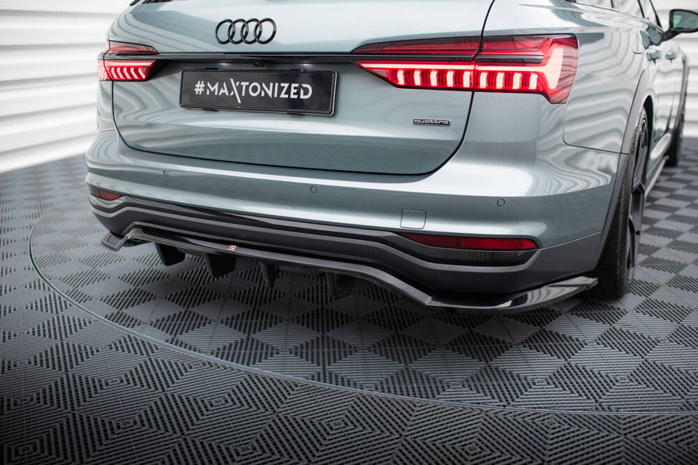 Zentraler Hinterer Splitter für Audi A6 allroad C8 von Maxton Design