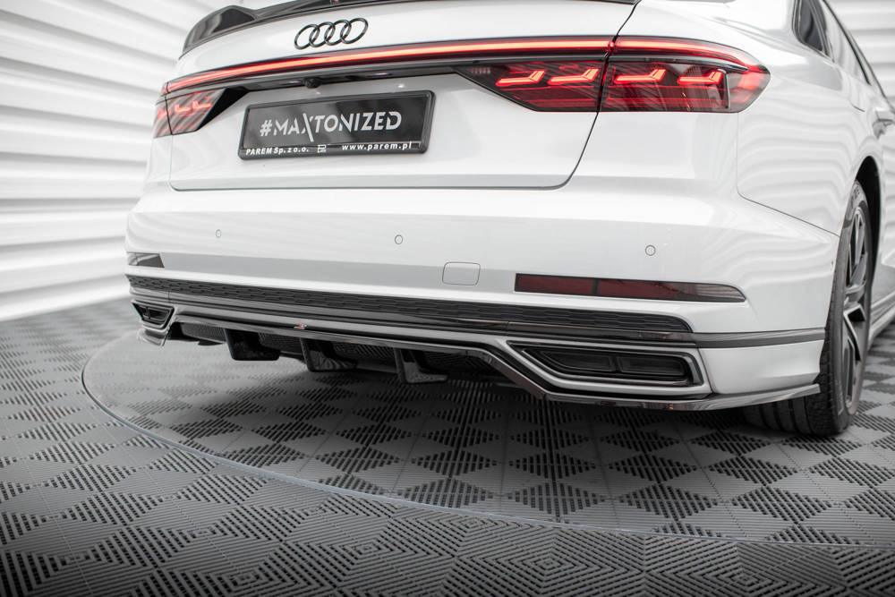 Zentraler Hinterer Splitter für Audi A8 S-Line 4N von Maxton Design