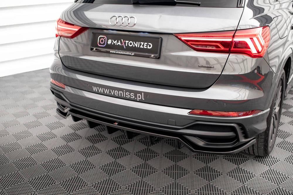 Zentraler Hinterer Splitter für Audi Q3 F3 S-Line von Maxton Design