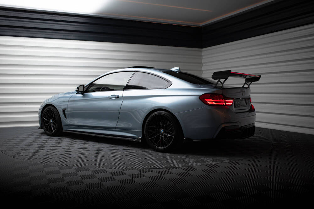 Carbon Heckspoiler mit Aufnahme Außen für BMW 4 Coupe F32 von Maxton Design