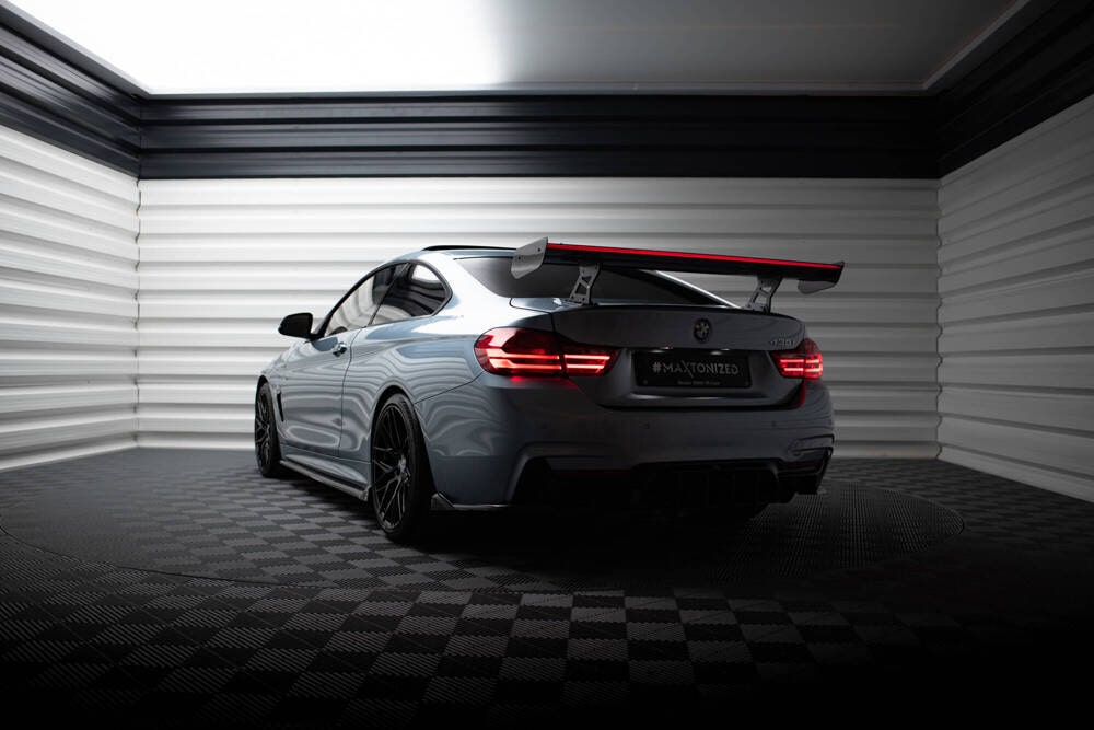 Carbon Heckspoiler mit Aufnahme Innen und LED-Licht für BMW 4 Coupe F32 von Maxton Design