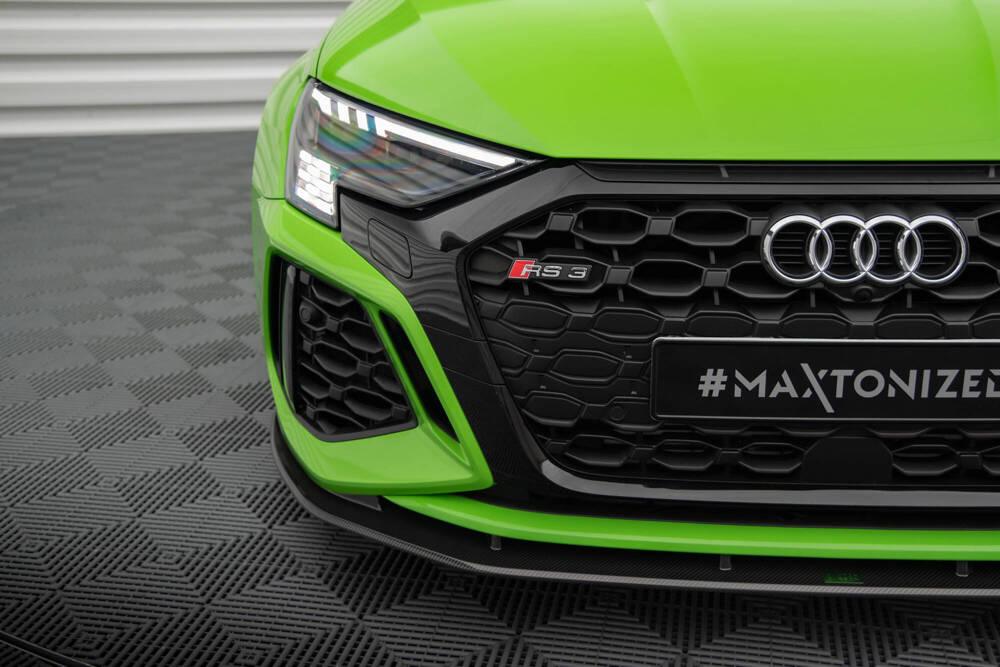 Carbon Front Lippe / Front Splitter / Frontansatz für Audi RS3 8Y von Maxton Design