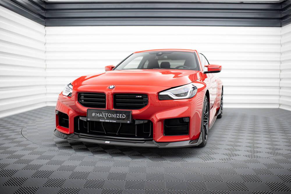 Carbon Front Lippe / Front Splitter / Frontansatz für BMW M2 G87 von Maxton Design