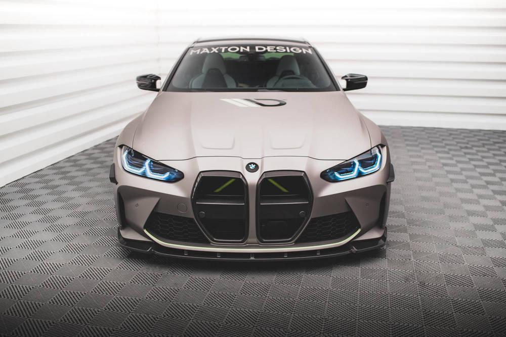 Carbon Front Lippe / Front Splitter / Frontansatz V.1 für BMW M4 G82 von Maxton Design