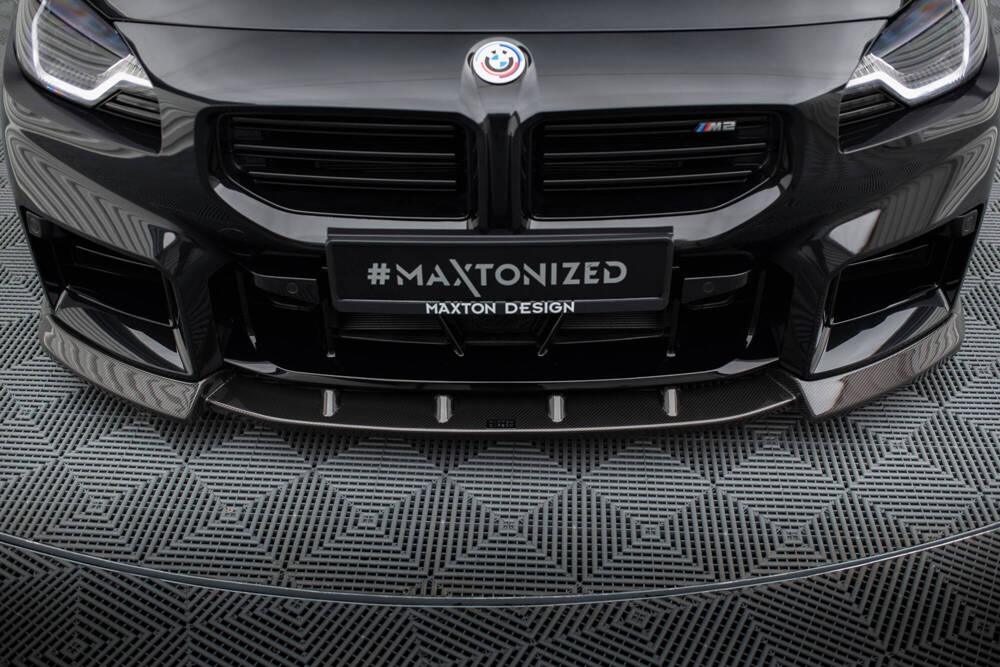 Carbon Front Lippe / Front Splitter / Frontansatz V.2 für BMW M2 G87 von Maxton Design