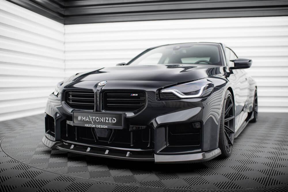 Carbon Front Lippe / Front Splitter / Frontansatz V.2 für BMW M2 G87 von Maxton Design