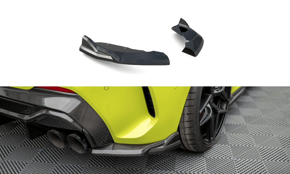 Carbon Seitliche Heckdiffusor Erweiterung für BMW 1 F40 M-Paket / M135i von Maxton Design