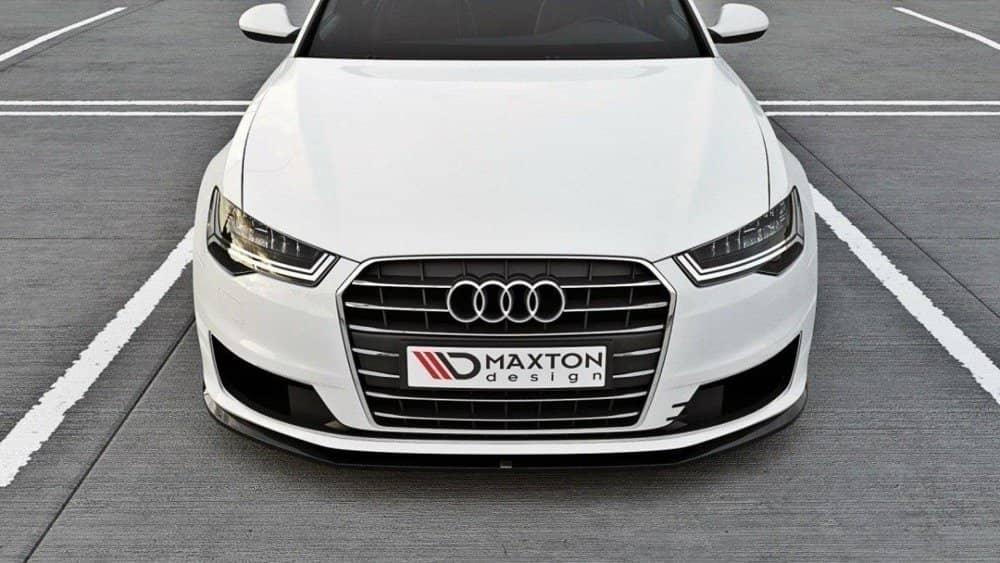 Front Diffusor / Front Splitter / Cup Schwert / Frontansatz Audi A6 Ultra C7 FL von Maxton Design