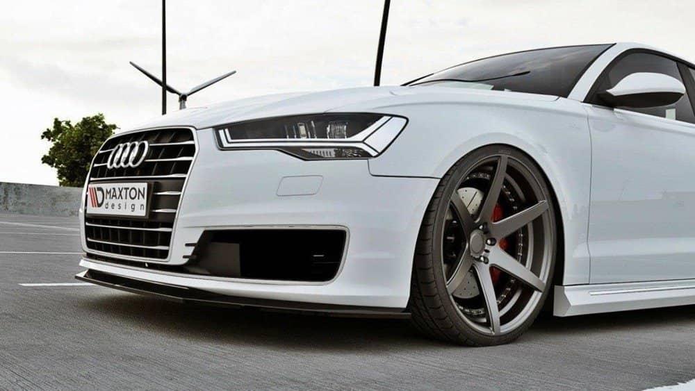 Front Diffusor / Front Splitter / Cup Schwert / Frontansatz Audi A6 Ultra C7 FL von Maxton Design