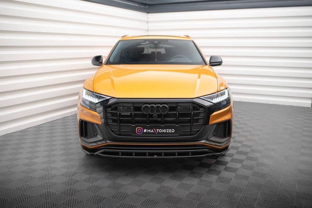 Front Lippe / Front Splitter / Frontansatz für Audi Q8 S-Line 4M von Maxton Design