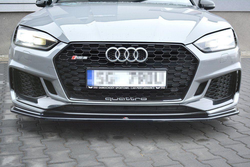 Front Splitter / Cup Schwert / Frontansatz für Audi RS5 F5 Coupe von Maxton Design