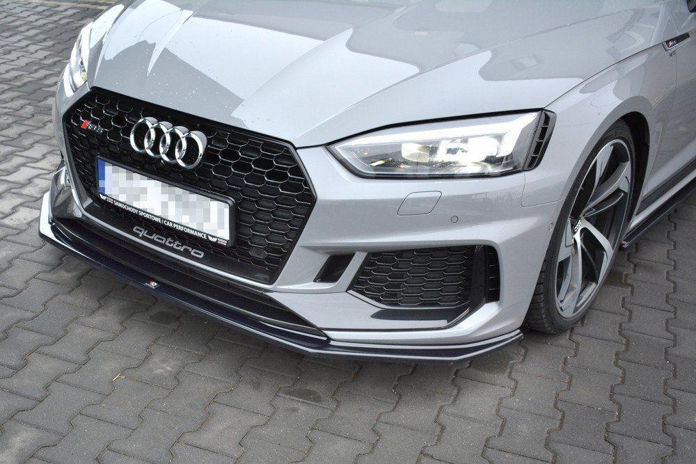 Front Splitter / Cup Schwert / Frontansatz für Audi RS5 F5 Coupe von Maxton Design