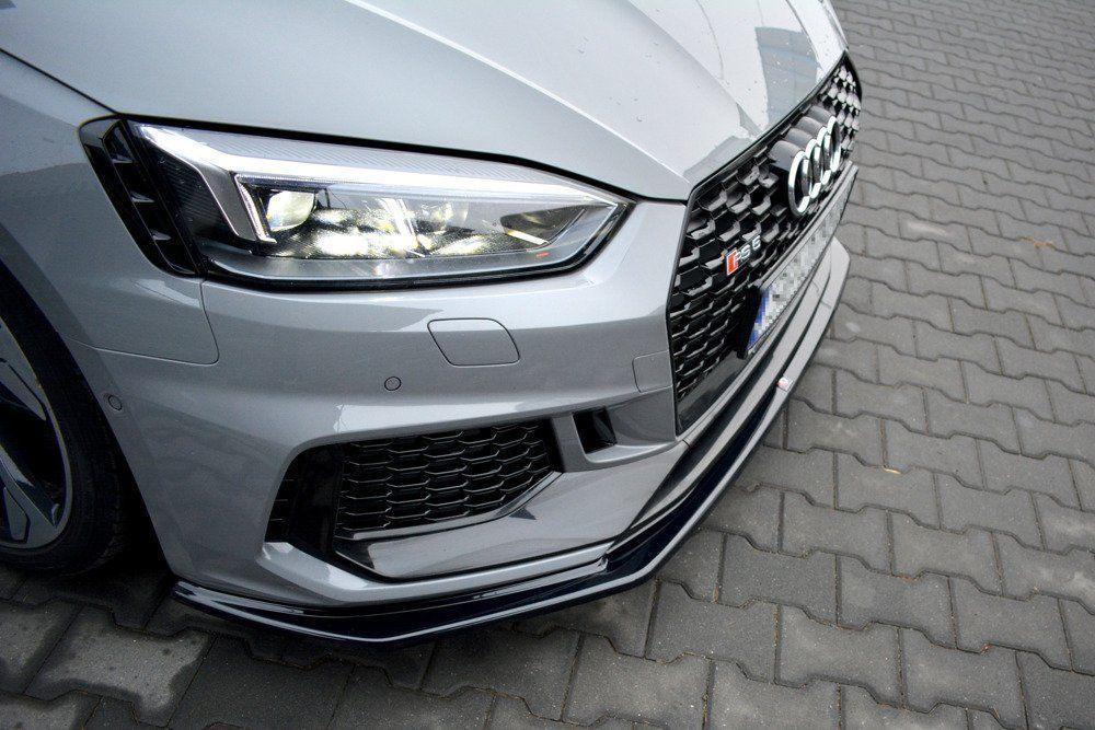 Front Splitter / Cup Schwert / Frontansatz für Audi RS5 F5 Coupe von Maxton Design