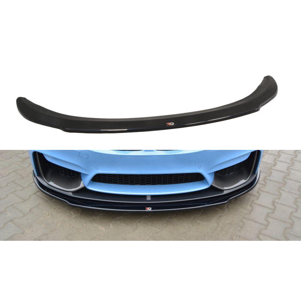 Front Lippe / Front Splitter / Frontansatz für BMW M4 F82 M-performance von Maxton Design - UPGRADEMYCAR