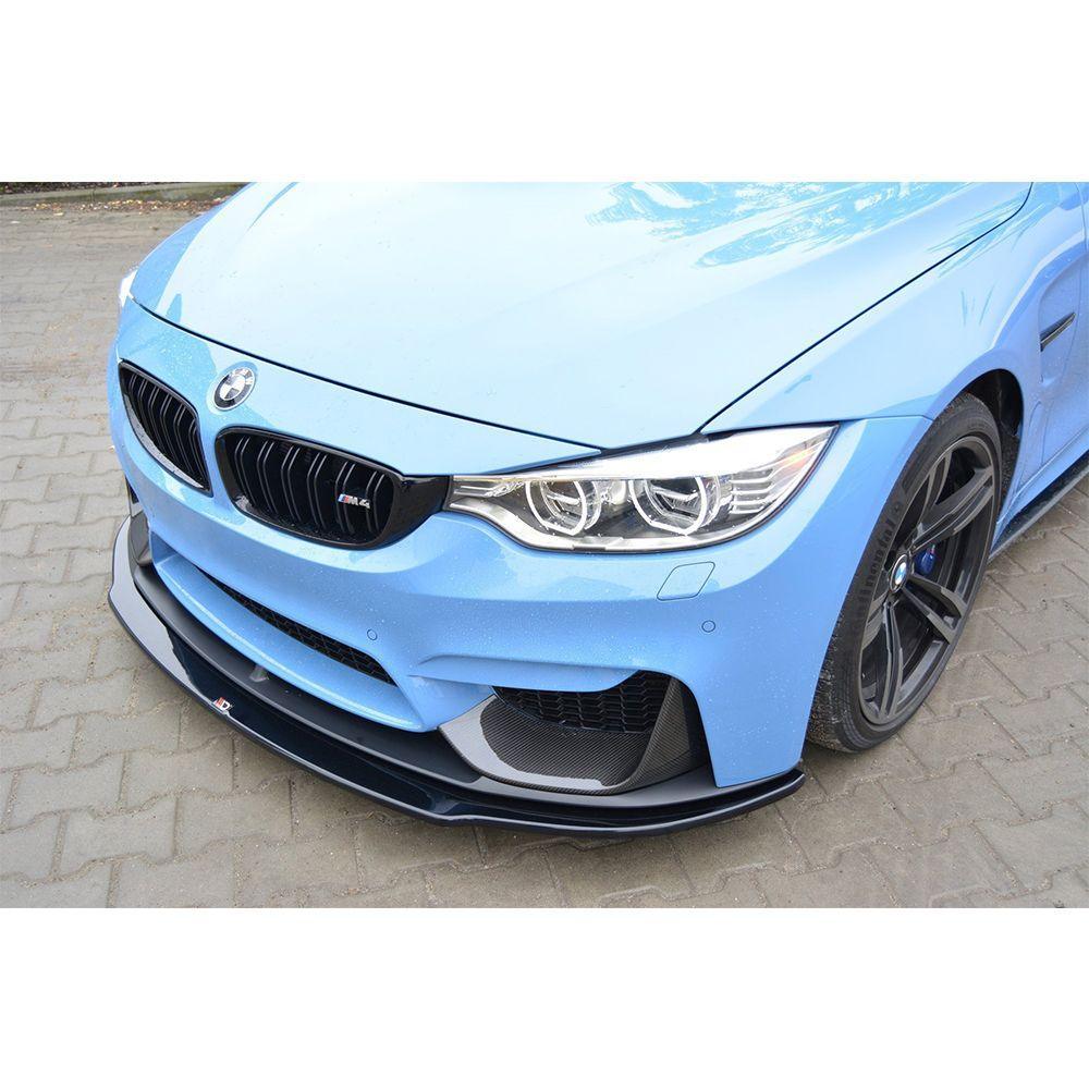 Front Lippe / Front Splitter / Frontansatz für BMW M4 F82 M-performance von Maxton Design - UPGRADEMYCAR