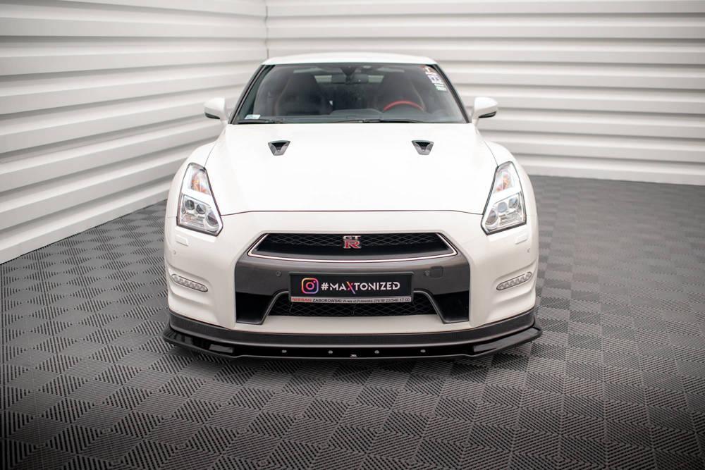 Front Lippe / Front Splitter / Frontansatz für Nissan GTR R35 Facelift von Maxton Design