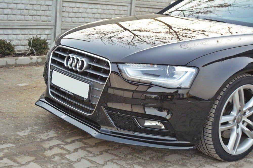 Front Splitter / Cup Schwert / Frontansatz V.2 für Audi A4 B8 Facelift von Maxton Design