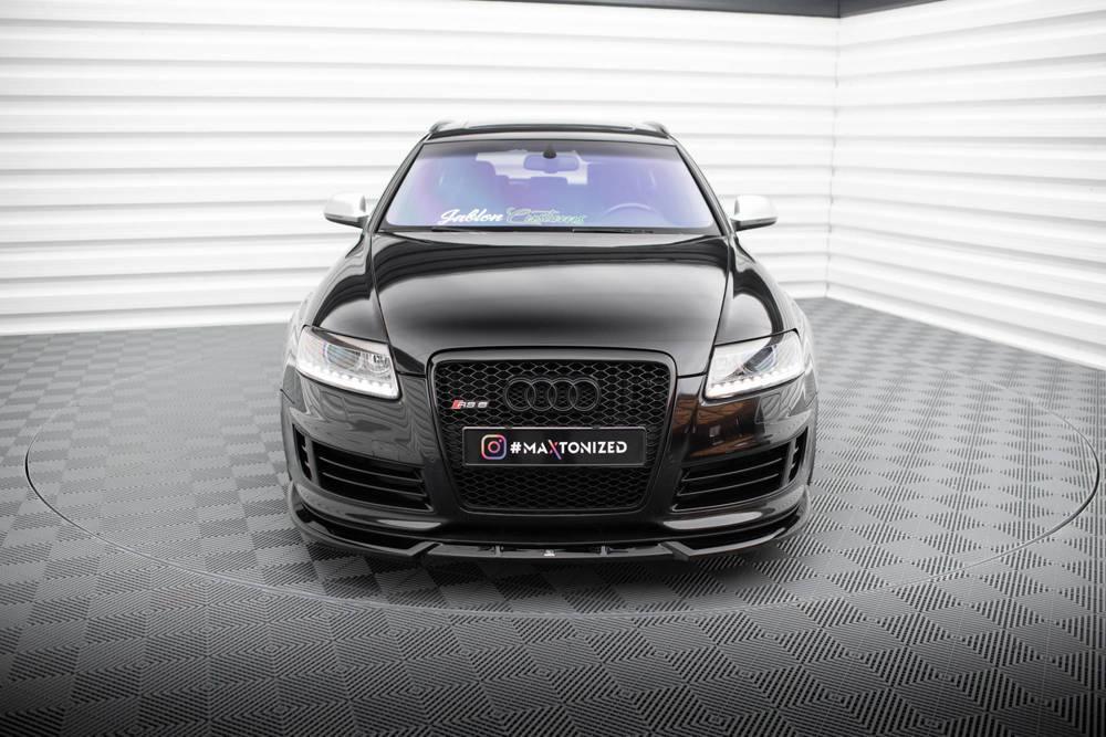 Front Lippe / Front Splitter / Frontansatz V.2 für Audi RS6 4F von Maxton Design