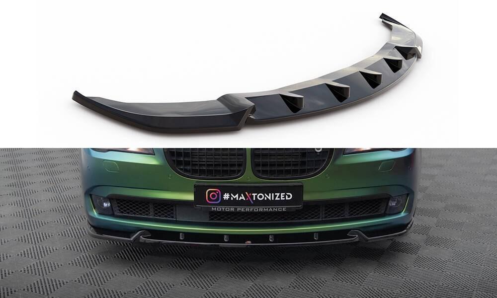 Front Lippe / Front Splitter / Frontansatz V.2 für BMW 7er F01 von Maxton Design