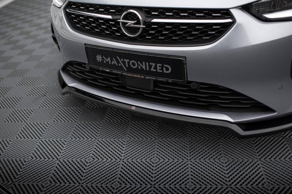 Front Lippe / Front Splitter / Frontansatz V.2 für Opel Corsa F von Maxton Design