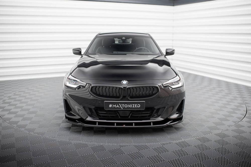 Front Lippe / Front Splitter / Frontansatz V.3 für BMW 2 Coupe G42 von Maxton Design