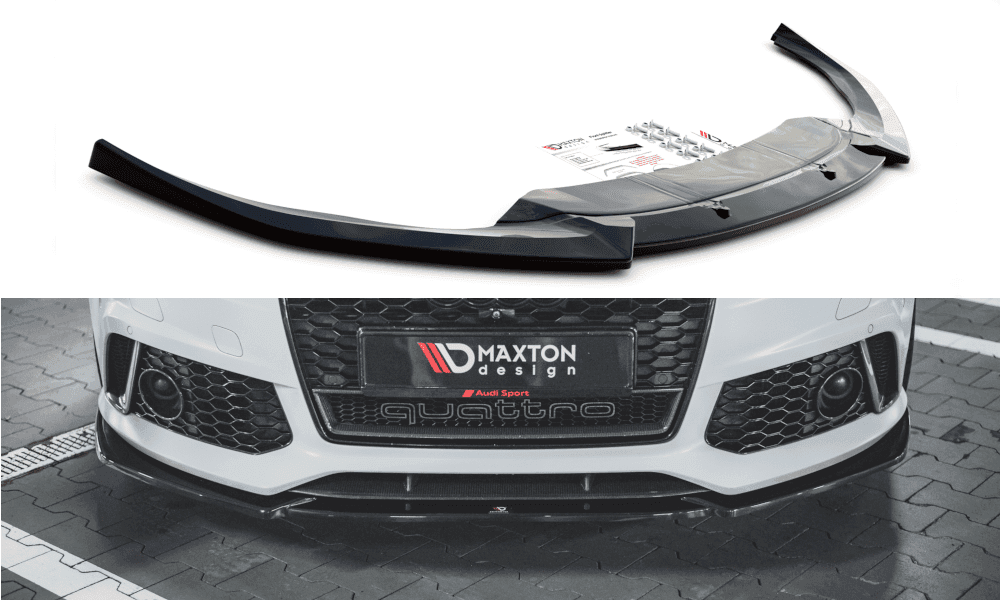 Front Lippe / Front Splitter / Frontansatz V.4 für Audi RS6 C7 von Maxton Design - UPGRADEMYCAR