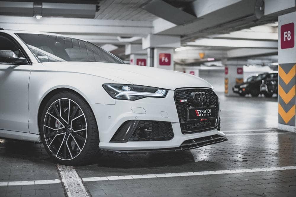 Front Lippe / Front Splitter / Frontansatz V.4 für Audi RS6 C7 von Maxton Design - UPGRADEMYCAR