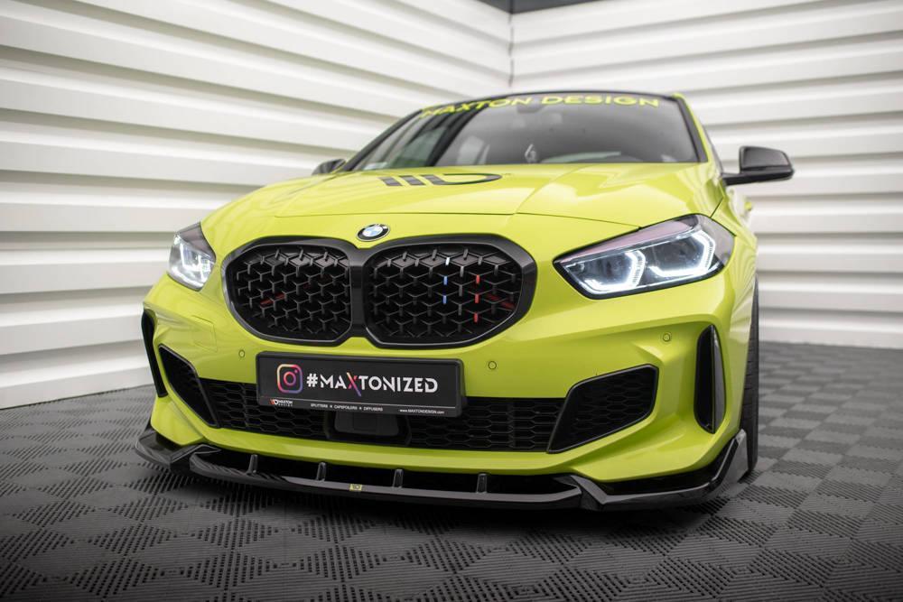 Front Lippe / Front Splitter / Frontansatz V.7 für BMW 1 F40 M-Paket / M135i von Maxton Design