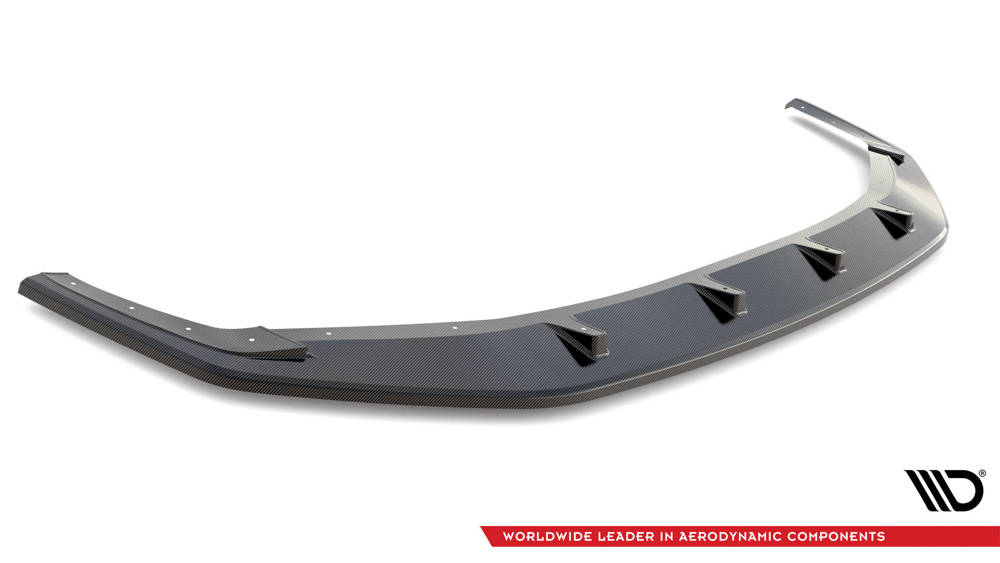 Carbon Front Lippe / Front Splitter / Frontansatz für Audi RS7 C8 von Maxton Design