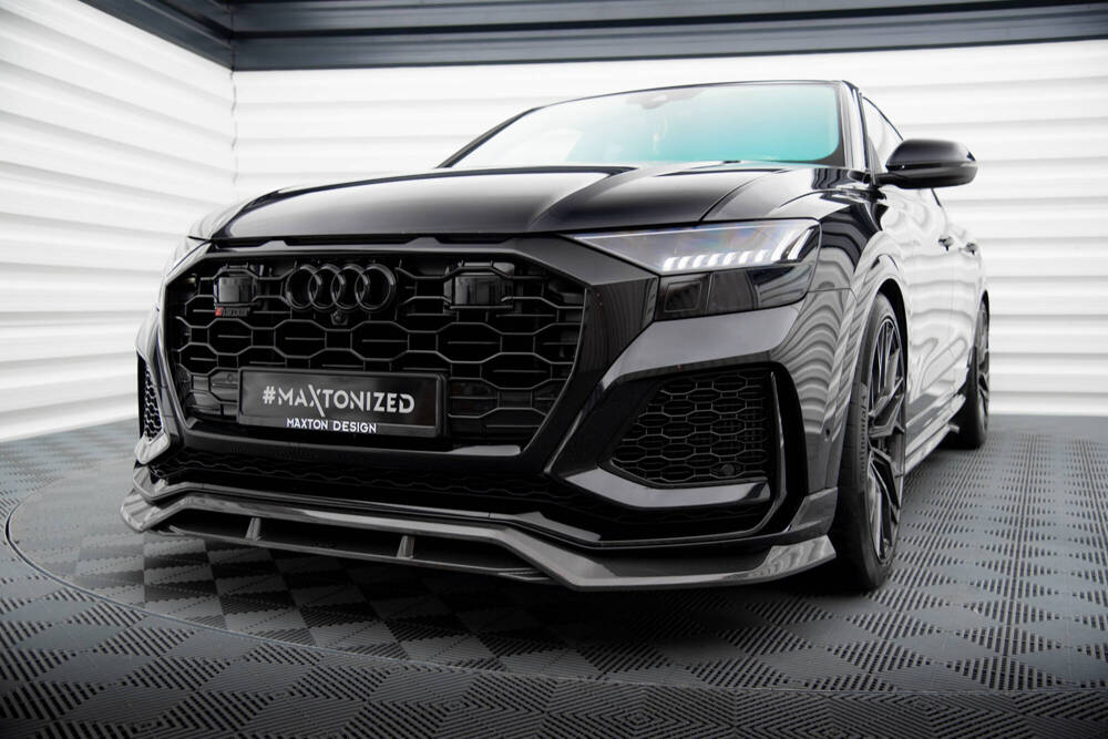 Carbon Front Lippe / Front Splitter / Frontansatz für Audi RSQ8 4M von Maxton Design