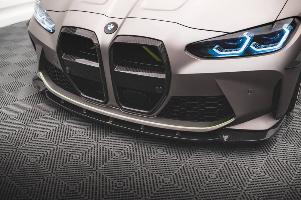 Carbon Front Lippe / Front Splitter / Frontansatz V.1 für BMW M4 G82 von Maxton Design