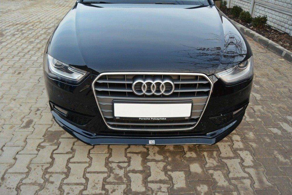 Front Splitter / Cup Schwert / Frontansatz V.2 für Audi A4 B8 Facelift von Maxton Design