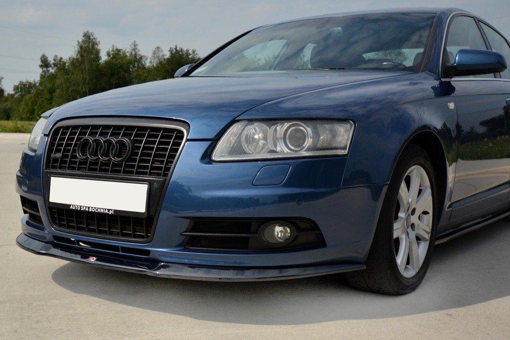 Front Lippe / Front Splitter / Frontansatz für Audi A6 S-Line 4F von Maxton Design