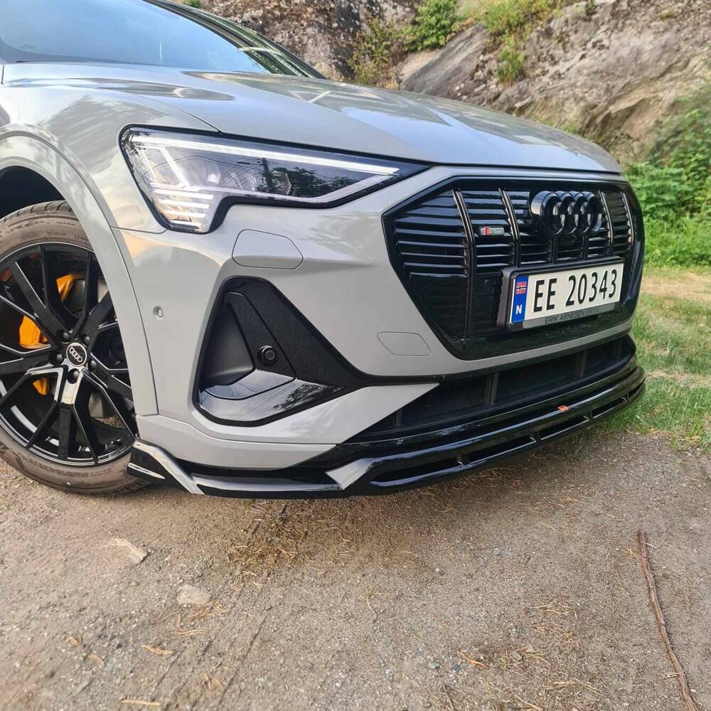 Front Lippe / Front Splitter / Frontansatz für Audi E-Tron S-Line GE von Maxton Design