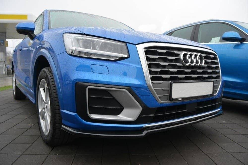 Front Splitter / Cup Schwert / Frontansatz für Audi Q2 GA von Maxton Design