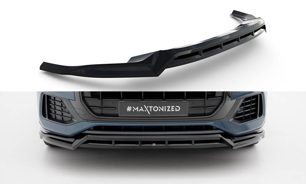 Front Lippe / Front Splitter / Frontansatz für Audi Q8 4M von Maxton Design