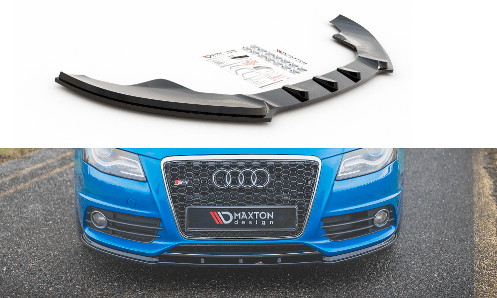 Front Splitter / Cup Schwert / Frontansatz für Audi A4 S4 S-line B8 von Maxton Design