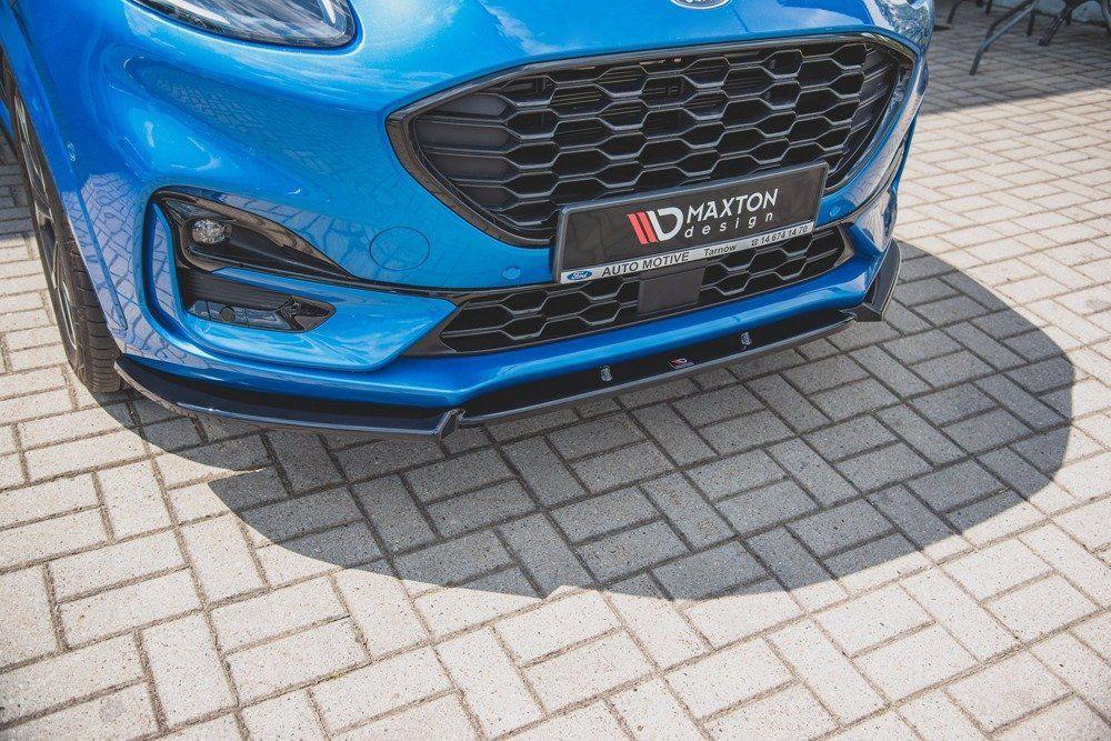 Front Splitter / Cup Schwert / Frontansatz für Ford Puma ST-Line von Maxton Design