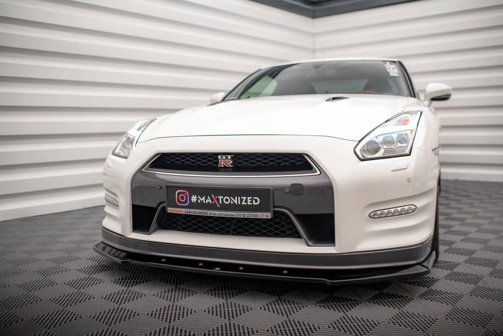 Front Lippe / Front Splitter / Frontansatz für Nissan GTR R35 Facelift von Maxton Design