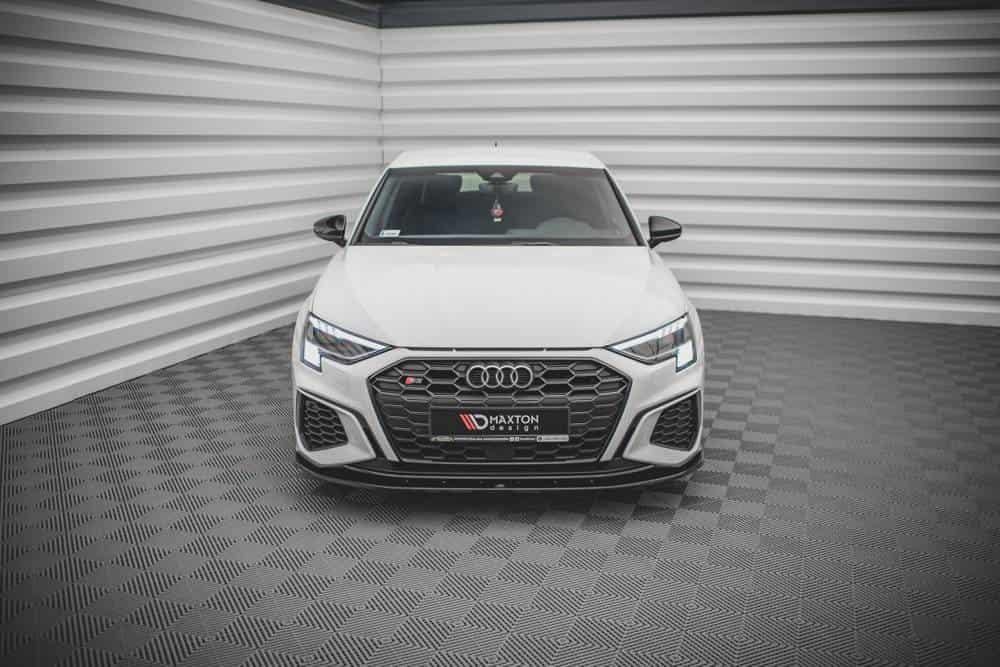 Front Diffusor / Front Splitter / Cup Schwert / Frontansatz V.1 für Audi S3 8Y von Maxton Design