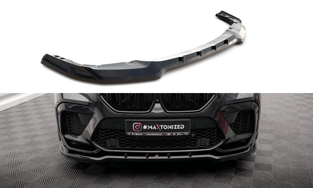 Front Lippe / Front Splitter / Frontansatz V.1 für BMW X6 M F96/G06 von Maxton Design