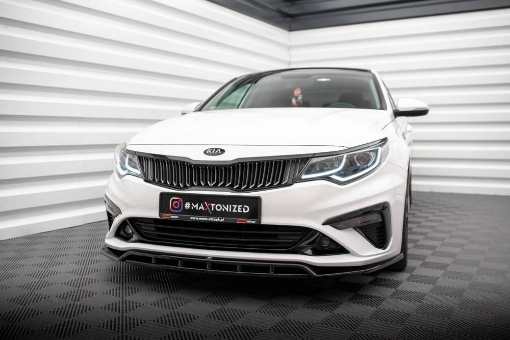 Front Lippe / Front Splitter / Frontansatz V.1 für Kia Optima MK4 Facelift von Maxton Design