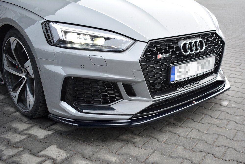 Front Splitter / Cup Schwert / Frontansatz für Audi RS5 F5 Coupe von Maxton Design