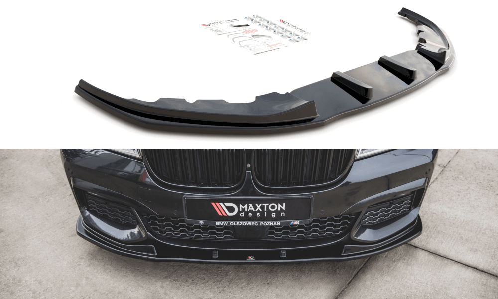 Front Diffusor / Front Splitter / Cup Schwert / Frontansatz für BMW 7 G11 M-Paket von Maxton Design