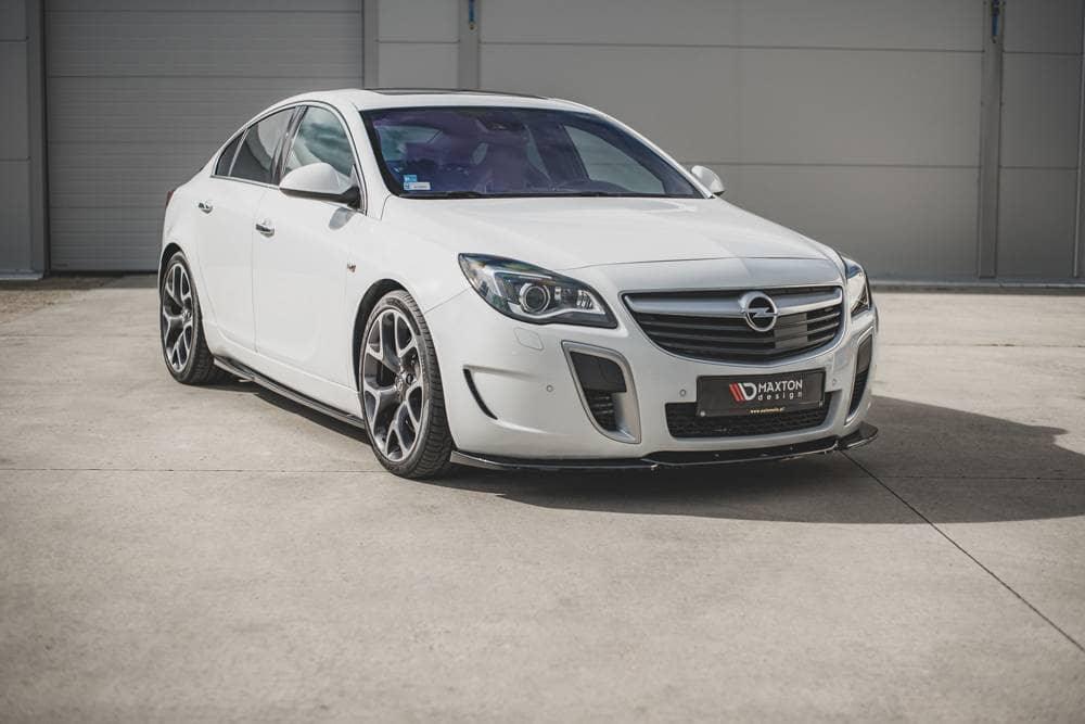 Front Splitter / Cup Schwert / Frontansatz V.2 für Opel Insignia A OPC Facelift von Maxton Design