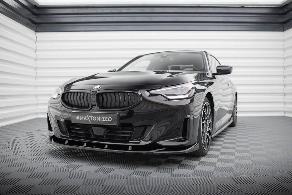 Front Lippe / Front Splitter / Frontansatz V.3 für BMW 2 Coupe G42 von Maxton Design