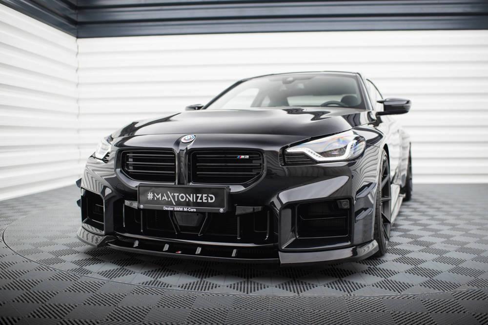 Front Lippe / Front Splitter / Frontansatz V.3 für BMW M2 G87 von Maxton Design