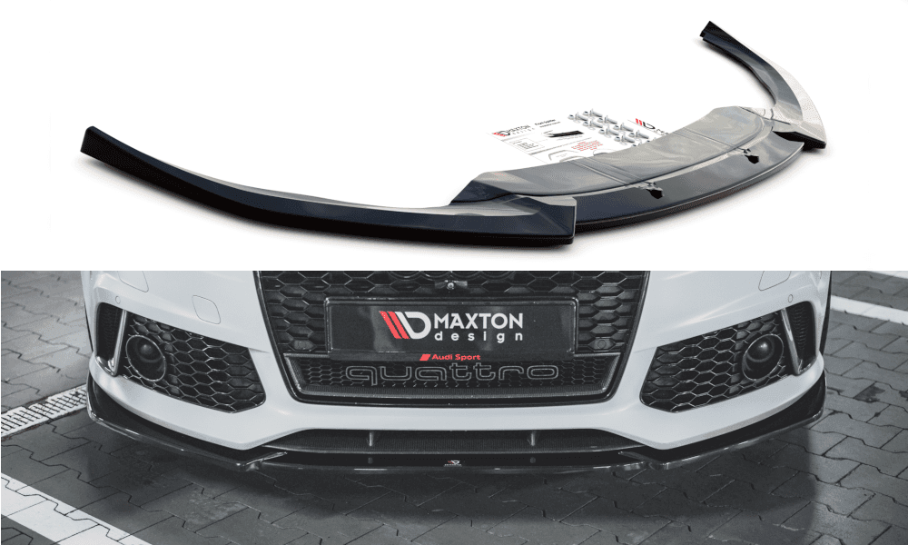 Front lip / front splitter / front apron V.4 for Audi RS6 C7 by Maxton Design