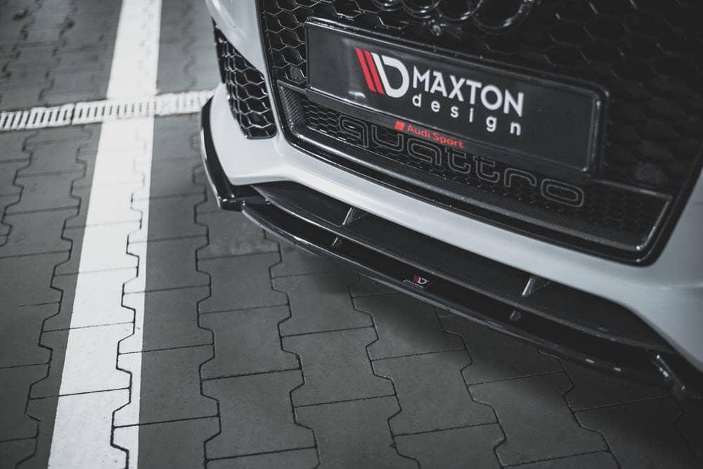 Front Lippe / Front Splitter / Frontansatz V.4  für Audi RS6 C7 von Maxton Design